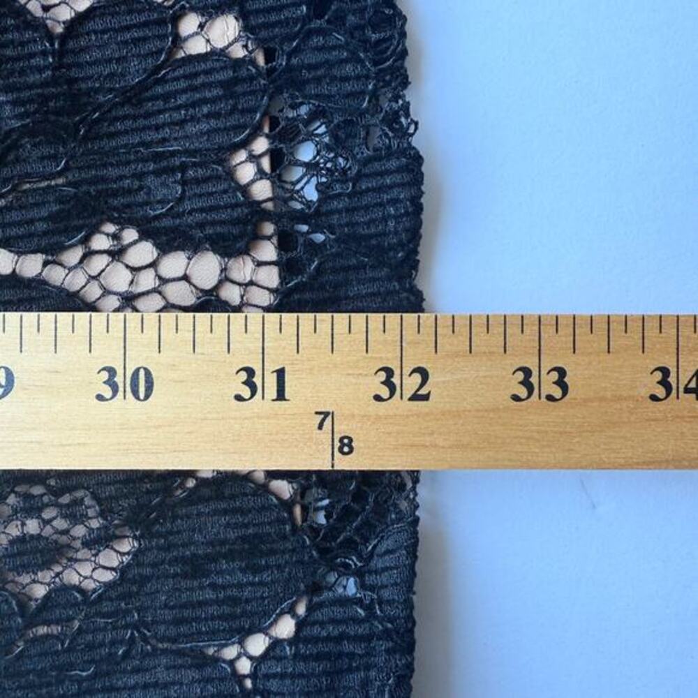 Free People Dangerous Love Lace Mini Dress Black L Boho Romantic Goth Whimsical - Picture 13 of 15